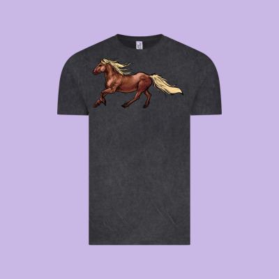 Running Horse Vintage Tee Designed By Nancycooperartshop
