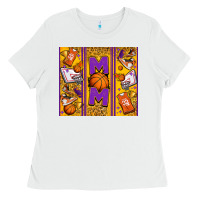 White basketball mom Ladies Tee - Jasminsmagicworld