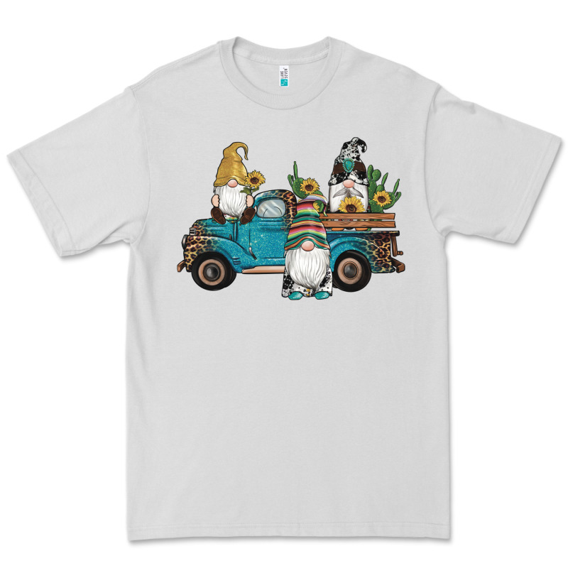 Western Gnomes Truck Sunflowers Cactus Gemstone Leopard Glitter Serape Premium Tee by Artiststas | Teevron