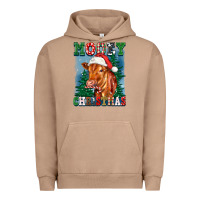 Pigment Burro mooey christmas heifer Urban Hoodie - FaDigitalArtStudio