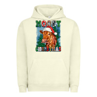 Pigment Pistachio mooey christmas heifer Urban Hoodie - FaDigitalArtStudio