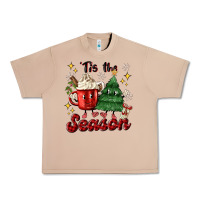 Burro 'tis the season with christmas tree and hot cocoa Urban Heavy Tee - MaliasSmallBusiness