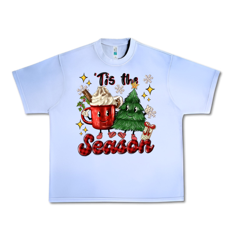 'tis The Season With Christmas Tree And Hot Cocoa Urban Heavy Tee by MaliasSmallBusiness | Teevron