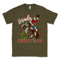 Army Green howdy christmas cowboy santa Classic Tee - MaliasSmallBusiness