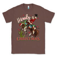 Chestnut howdy christmas cowboy santa Classic Tee - MaliasSmallBusiness
