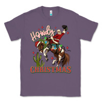 Lavender howdy christmas cowboy santa Classic Tee - MaliasSmallBusiness