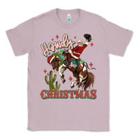 Lilac howdy christmas cowboy santa Classic Tee - MaliasSmallBusiness