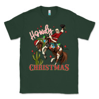 Sports Green howdy christmas cowboy santa Classic Tee - MaliasSmallBusiness