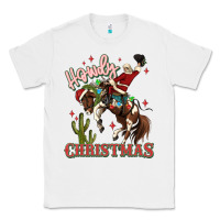 White howdy christmas cowboy santa Classic Tee - MaliasSmallBusiness