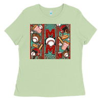 Matcha baseball mom Ladies Tee - Jasminsmagicworld