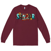 Burgundy senior 2023 Long Sleeve Tee - BundleAndBundleShop