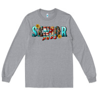 Heather Grey senior 2023 Long Sleeve Tee - BundleAndBundleShop