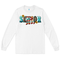 White senior 2023 Long Sleeve Tee - BundleAndBundleShop