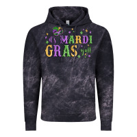 Cloud Black it's mardi gras y'all Vintage Hoodie - MaliasSmallBusiness