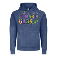Vintage Denim it's mardi gras y'all Vintage Hoodie - MaliasSmallBusiness