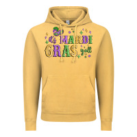 Vintage Mustard it's mardi gras y'all Vintage Hoodie - MaliasSmallBusiness