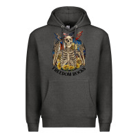 Charcoal Heather freedom rocks Premium Hoodie - CowGirlArtShop