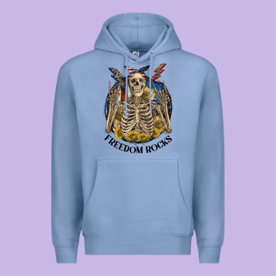 Freedom Rocks Premium Hoodie Designed By Cowgirlartshop