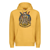 Mustard freedom rocks Premium Hoodie - CowGirlArtShop