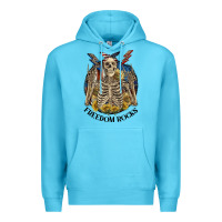 Ocean Blue freedom rocks Premium Hoodie - CowGirlArtShop
