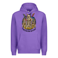 Purple freedom rocks Premium Hoodie - CowGirlArtShop