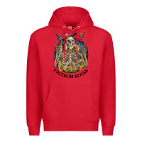 Red freedom rocks Premium Hoodie - CowGirlArtShop