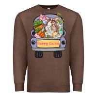 Chestnut Happy Easter bunny truck Easter Day Premium Sweatshirt - CowGirlArtShop