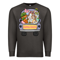 Smoke Happy Easter bunny truck Easter Day Premium Sweatshirt - CowGirlArtShop