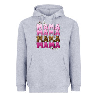 Heather Grey Mama Mama Mama Mama Mother's Day Heavyweight Hoodie - CowGirlArtShop