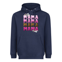 Navy Mama Mama Mama Mama Mother's Day Heavyweight Hoodie - CowGirlArtShop