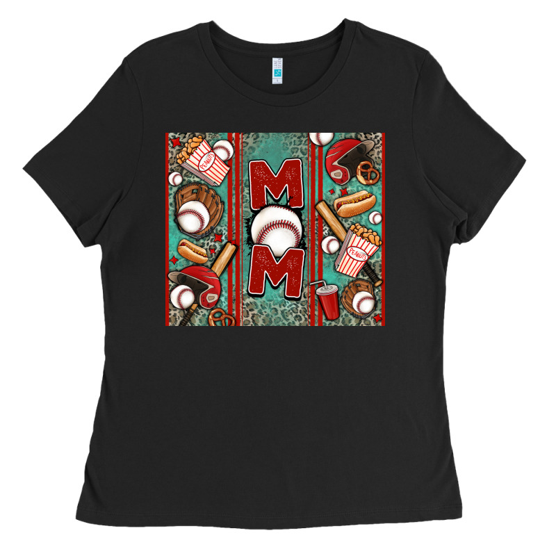 Baseball Mom Ladies Tee by Jasminsmagicworld | Teevron