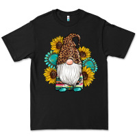 Black western gnomes sunflowers gemstones leopard serape cowhide glitter Premium Tee - Artiststas