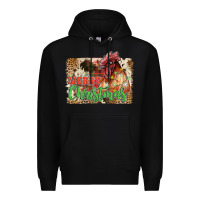 Black merry christmas Premium Hoodie - JahusDesignShop