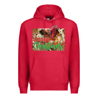 Cardinal merry christmas Premium Hoodie - JahusDesignShop