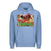 Colony Blue merry christmas Premium Hoodie - JahusDesignShop