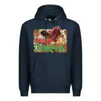 Navy merry christmas Premium Hoodie - JahusDesignShop