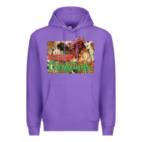 Purple merry christmas Premium Hoodie - JahusDesignShop