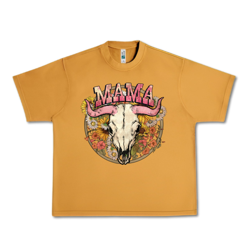 Bullskull Mama Urban Heavy Tee by NancyCooperArtShop | Teevron
