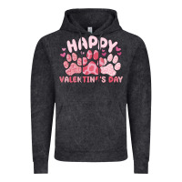 Vintage Black happy valentine's day Vintage Hoodie - MaliasSmallBusiness