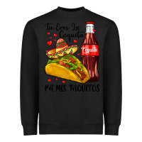 Black tu eres la coquita pa mis taquitos Heavyweight Sweatshirt - LillyAllenDesigns