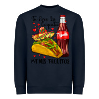 Navy tu eres la coquita pa mis taquitos Heavyweight Sweatshirt - LillyAllenDesigns
