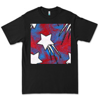 Black Glitter 4th Of July Seamless Pattern Premium Tee - BundleAndBundleShop