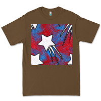 Cacao Glitter 4th Of July Seamless Pattern Premium Tee - BundleAndBundleShop