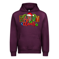 Mauve Wine Christmas daddy Claus Urban Hoodie - FaDigitalArtStudio