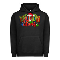Pigment Black Christmas daddy Claus Urban Hoodie - FaDigitalArtStudio