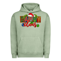 Pigment Oil Green Christmas daddy Claus Urban Hoodie - FaDigitalArtStudio