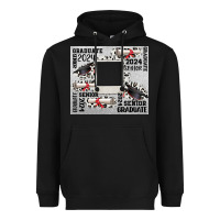 Black senior 2024 customizable Heavyweight Hoodie - CowGirlArtShop