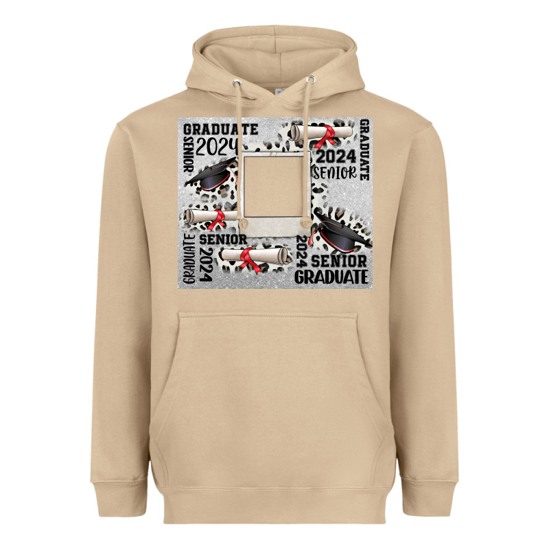 Senior 2024 Customizable Heavyweight Hoodie by CowGirlArtShop | Teevron