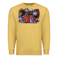 Antique Gold Oh my stars pig Premium Sweatshirt - CowGirlArtShop