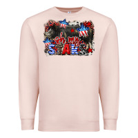Pale Pink Oh my stars pig Premium Sweatshirt - CowGirlArtShop
